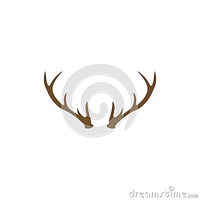 Deer Antlers Logo Template Illustration Design Vector Illustration