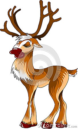 Deer Cartoon Illustration