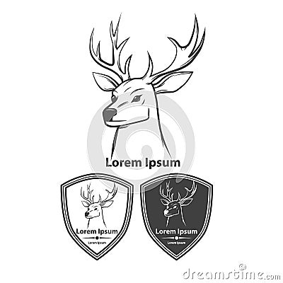 Deer Vector Illustration