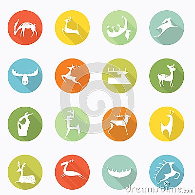 Deer icon Vector Illustration