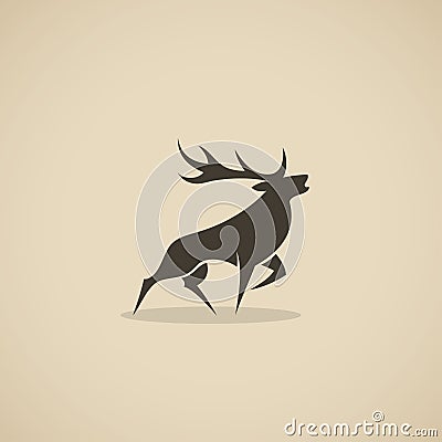Deer icon - vector illustration Vector Illustration