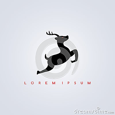 deer logotype Vector Illustration