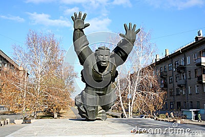 Defender of Stalingrad Stock Photo