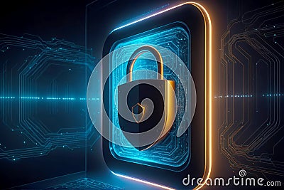 Defending Data Integrity, Cybersecurity Explained, AI Generated Stock Photo