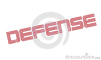 Defense rubber stamp Vector Illustration