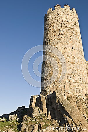 Defensive tower. Stock Photo