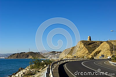 Defensive tower scenery Stock Photo