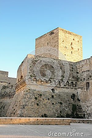 Norman Swabian Castle. Bari. Apulia or Puglia. Italy Stock Photo