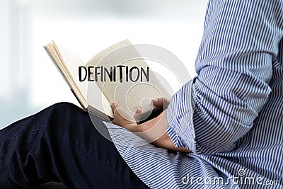 DEFINITION word, business concep Stock Photo