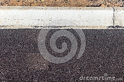 Definitive asphalt paving Stock Photo