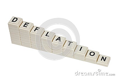Deflation Stock Photo