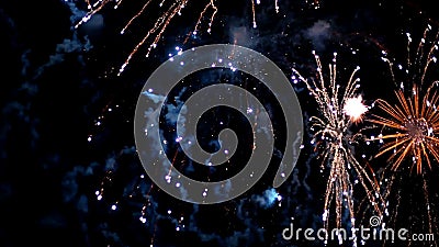 Defocus de feux d'artifice Defocus de feux d'artifice