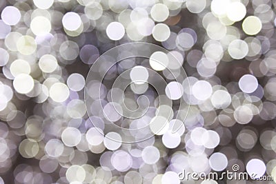 Defocused abstract Christmas lights Stock Photo