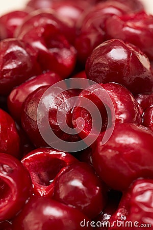 Defrost cherry Stock Photo