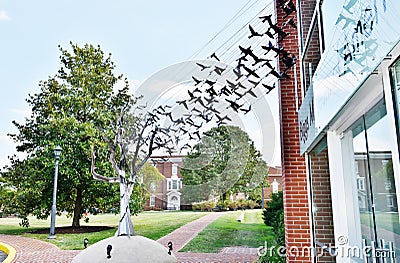 Delaware dover entrance museum american arts Editorial Stock Photo