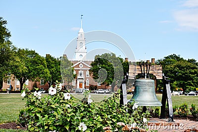 Delaware legislative hall liberty bell dover Editorial Stock Photo