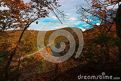 Delaware Water Gap park Stock Photo