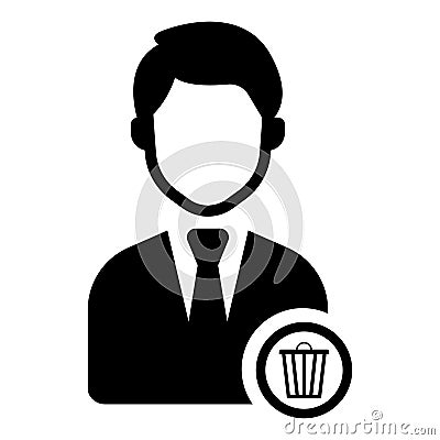 Delete profile icon design Vector Illustration