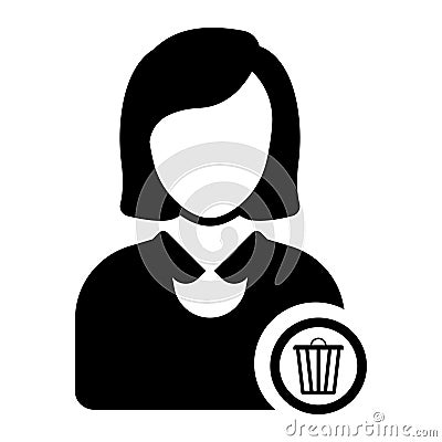 Delete profile icon design Vector Illustration