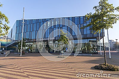 Delft Central Station, the Netherlands Editorial Stock Photo