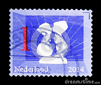 Delfts Blue, Dutch icons serie, circa 2014 Editorial Stock Photo
