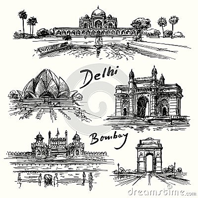 Delhi, Bombay Stock Photo