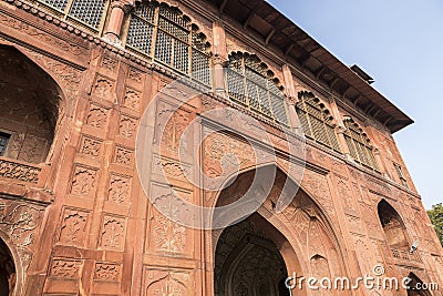 Naubat Khana at Delhi Fort Stock Photo