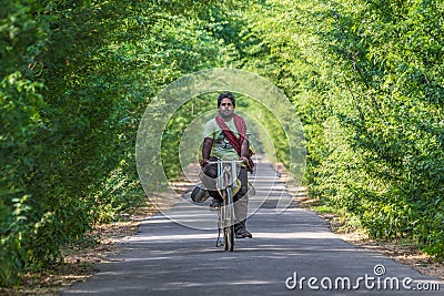 At the border with Pakistan, the welcoming and colorful people of Rajasthan Editorial Stock Photo