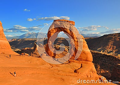 Delicate Arch Stock Photo