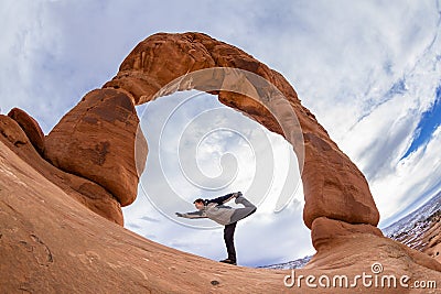 Delicate Arch, Arches National Park Stock Photo
