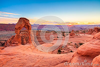 Delicate Arch Stock Photo