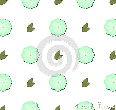 Delicate floral pattern. Elegant light pattern. Textile and fabric design Vector Illustration