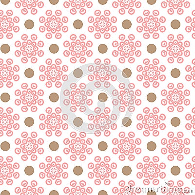 Delicate lovely seamless pattern Stock Photo