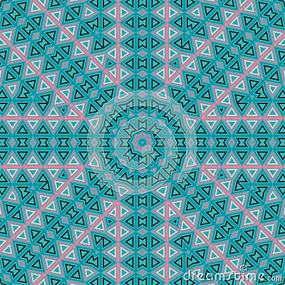 Delicate mosaic endless pattern vector composition. Tetro cloth motif. Vector Illustration
