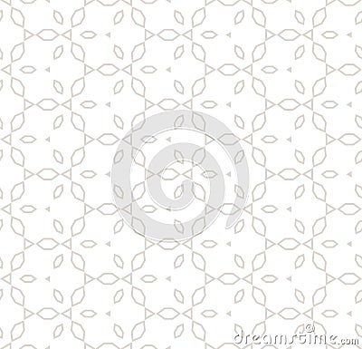 Delicate ornamental background with thin lines, grid, lattice, lace, floral shapes, geometric tiles. Vector Illustration