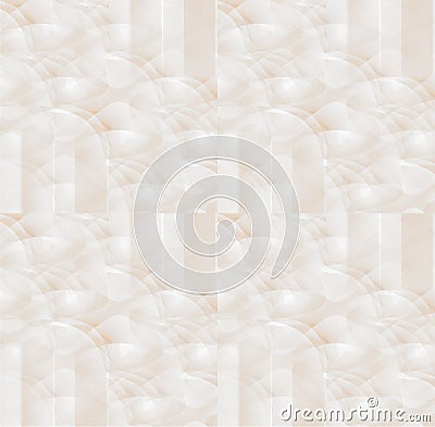 Delicate regular round pattern white beige overlaying Stock Photo