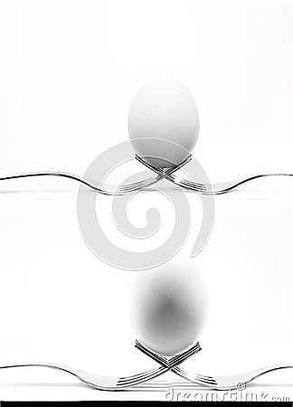 A delicate situation - business metaphor Stock Photo