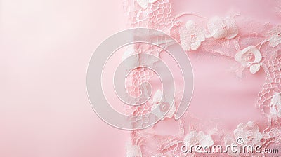 delicate soft pink background Cartoon Illustration