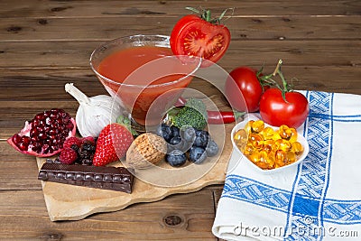 Delicious antioxidants Stock Photo