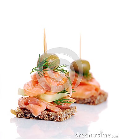 Delicious appetizer Stock Photo