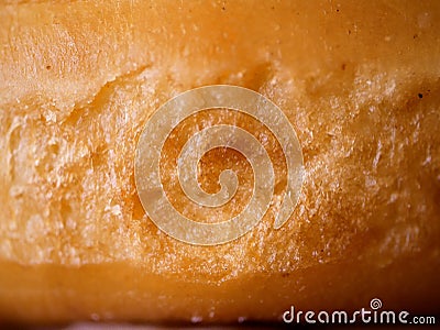 Baked Goods Close Up Glazed Breakfast Donut Stock Photo