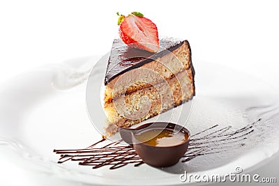 Delicious Biscuit Dessert Stock Photo