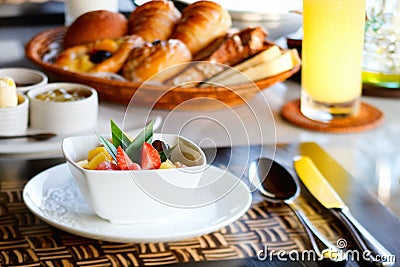 Delicious breakfast Stock Photo