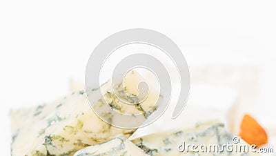 Delicious brie cheese closeup. Stock Photo