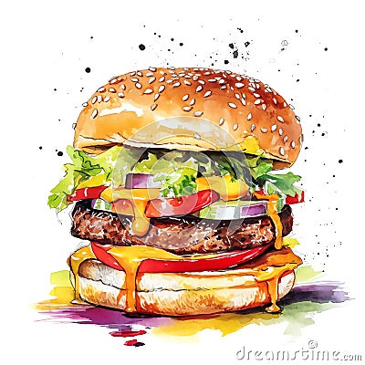 Delicious_Burgers8 Stock Photo