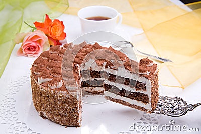 Delicious cake Stock Photo