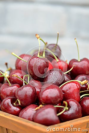 Delicious cherry Stock Photo
