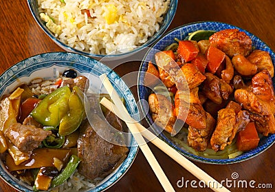 Delicious Chinese meal Stock Photo