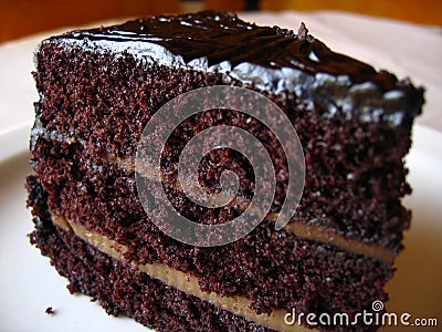 Delicious chocolate cake Stock Photo