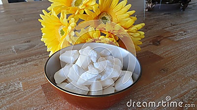 Delicious Coconut candy Stock Photo